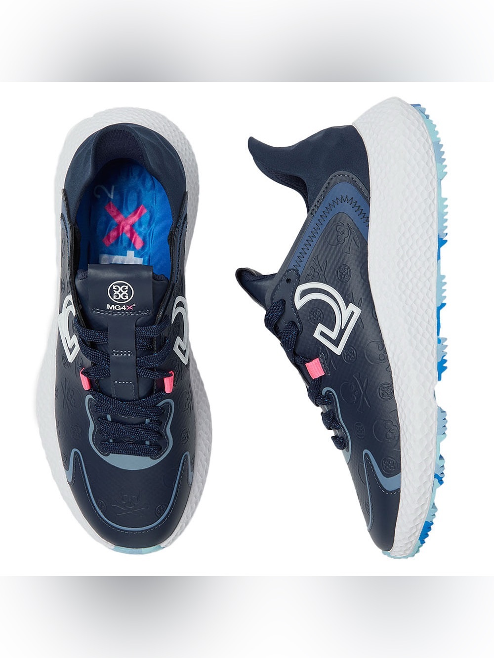 G/FORE Women's MG4X2 Debossed Cross Trainer Spikeless Golf Shoes - Picture 3 of 11